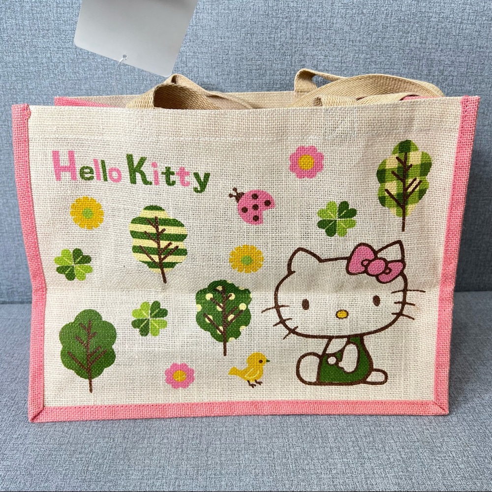 Hello Kitty Bag Tote Purse Shoulder Bag 2010 Love our Planet New